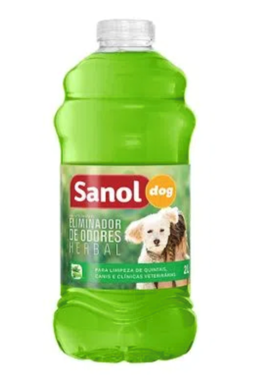SANOL DOG ELIMINADOR DE ODOR HERBAL 2 LT