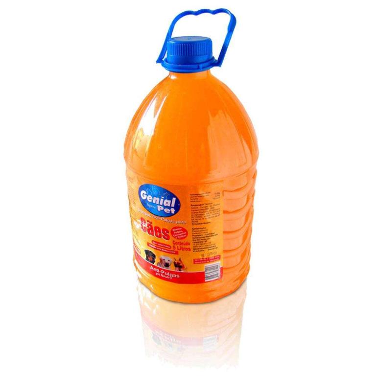 SHAMPOO GENIAL PETE ANT PULGA 5 LT