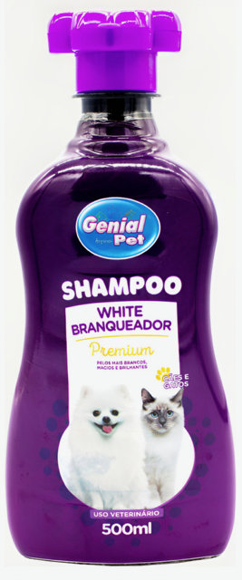 SHAMPOO GENIAL WHITE BRANQUEADOR 500ML