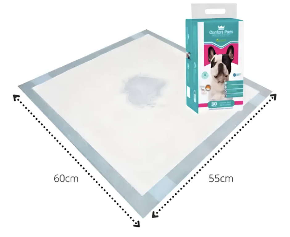 TAPETE HIGIENICO CONFORT PADS 55X60CM 30UND