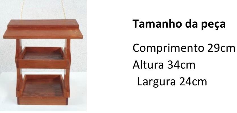 TRATADOR TELHADO PEQUENO 2 BANDEJA UIRAPURU