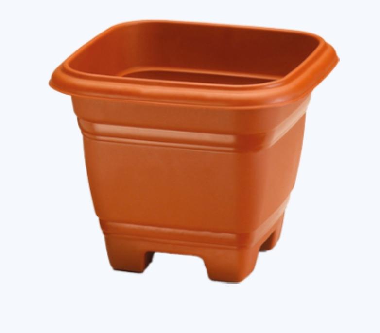 VASO QUADRADO TELHA BELLA FIORE 9.7LT N 28