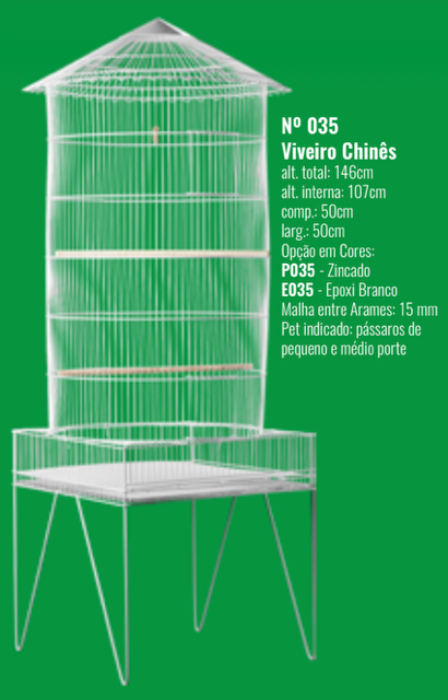 VIVEIRO CHINES 35 EP GRANDE