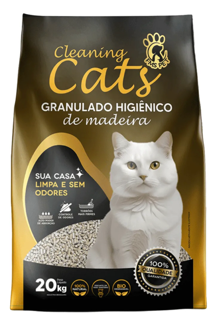 CLEANING CATS GRANULADO MADEIRA 20KG