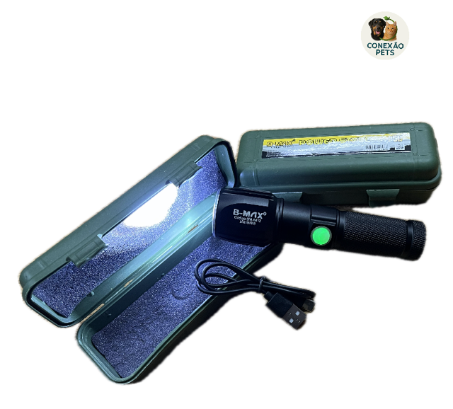 LANTERNA LED B-MAX P50 BM-8412 CX VERDE