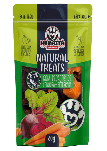 NATURAL TREATS CENOURA+BETERRABA SUINO 60GR