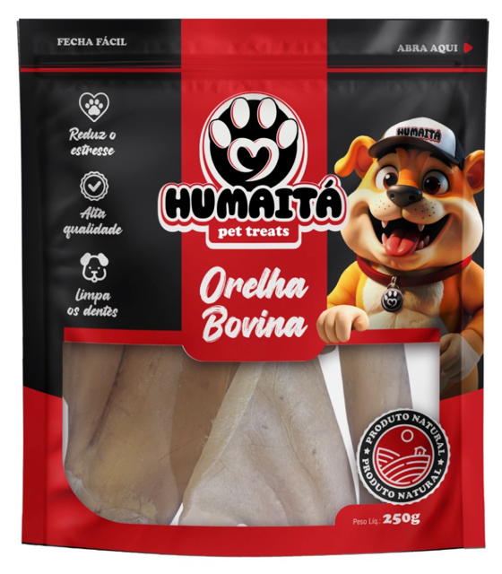 ORELHA BOVINA HUMAITA 6UND 250GR