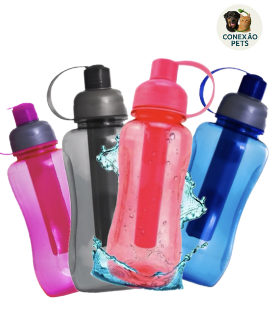 GARRAFA PLASTICA TUBO GELO 600ML