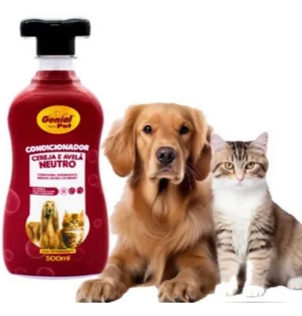 GENIAL PET CONDICIONADOR CEREJA AVELA 500 ML