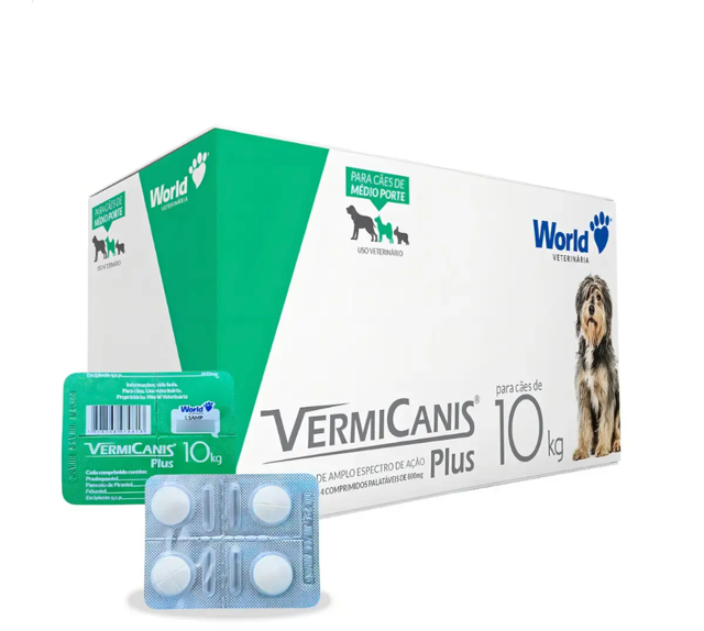 VERMICANIS PLUS 10KG 4COMPRIMIDOS