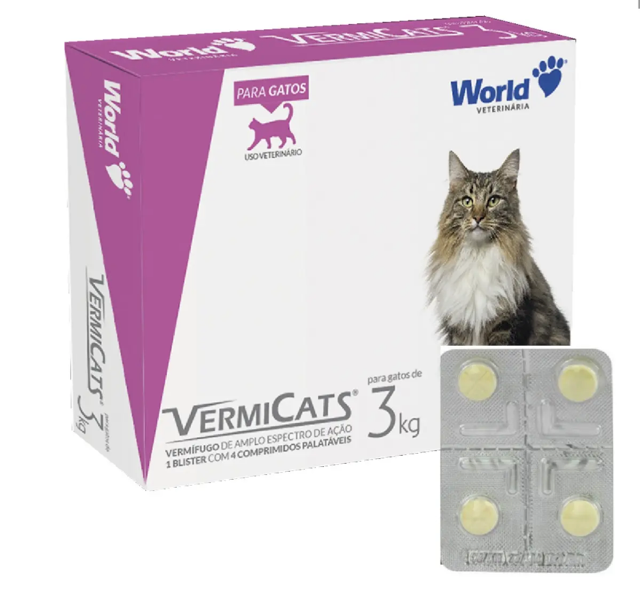 VERMICATS PLUS 4COMPRIMIDOS