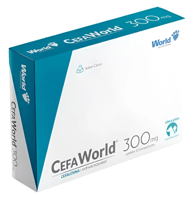 CEFAWORLD 300MG CARTUCHO 12COMPRIMIDOS