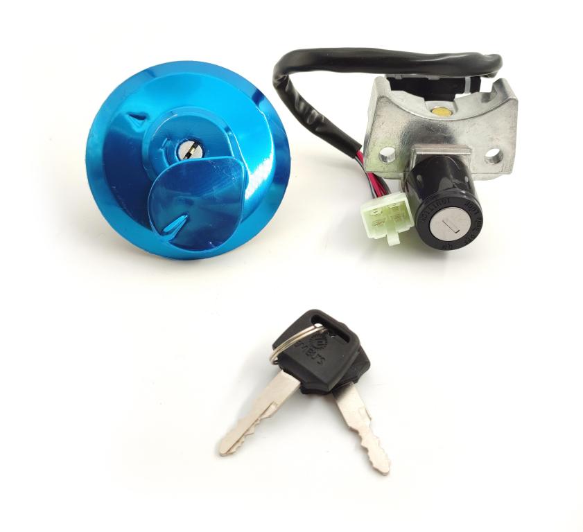 CHAVE IGNICAO KIT (TAMPA TANQUE E CONTATO) FAN 150 FLEX 2014-2015 EMBUS