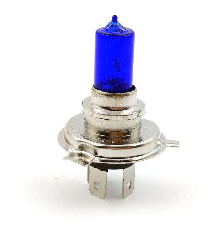 LAMPADA FAROL BIODO H-4 DUPLA AZUL ESCURA YES 125 35/35W EMBUS (SK10014)