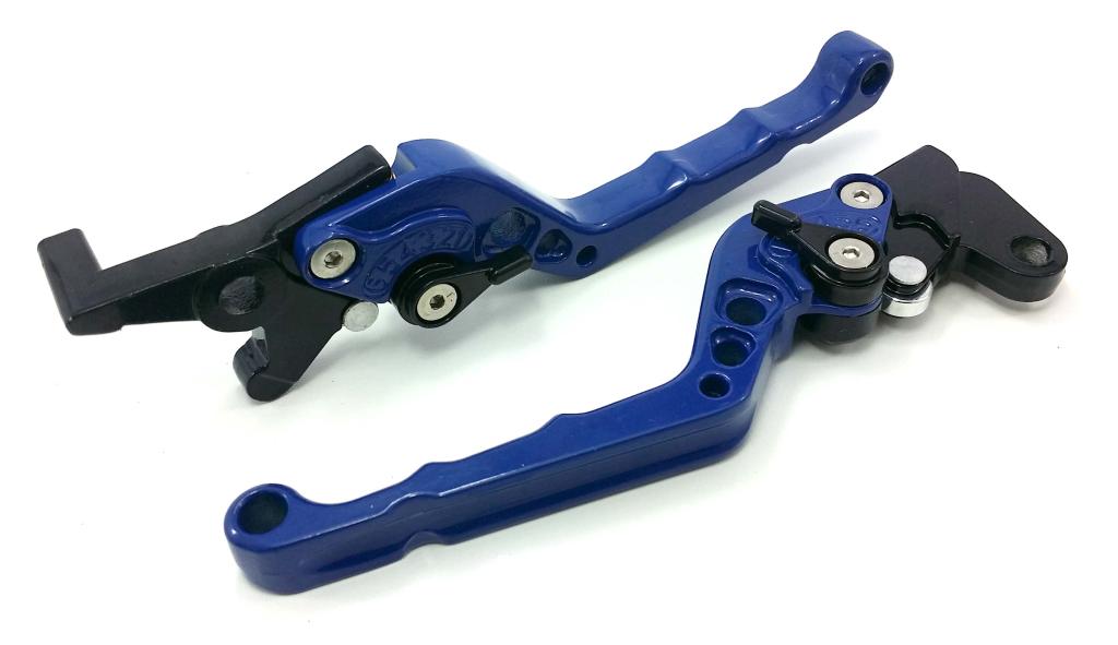 MANETE ALUMINIO C/REG FAZER/LANDER 250 06-08 YBR-ED 06-08 AZUL EMBUS