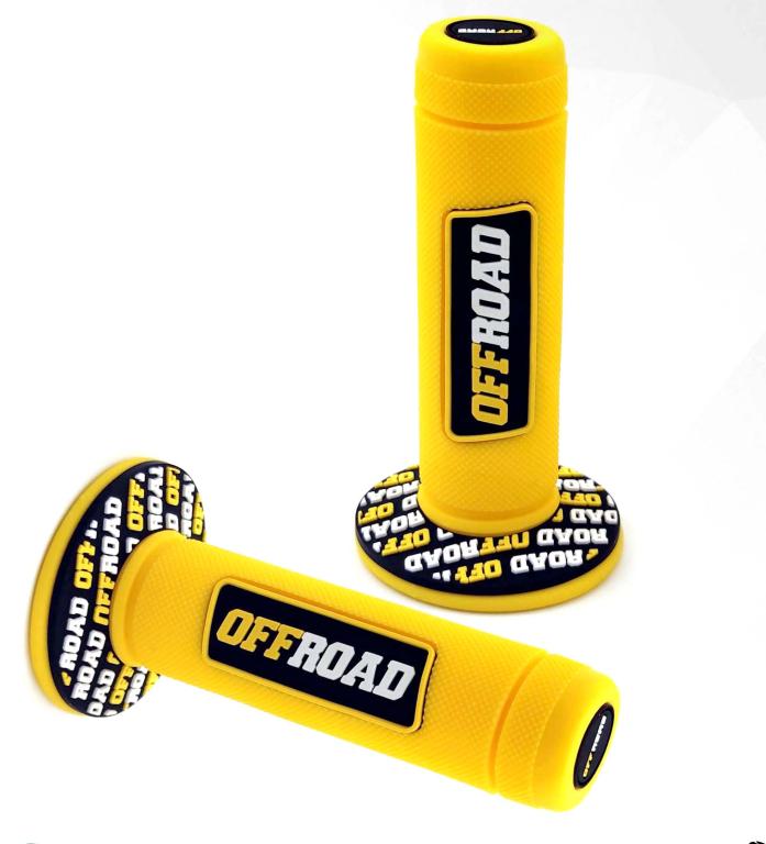 MANOPLA Off Road CRF 230/NXR BROS/XRE 300/XTZ/NX/XR/XLR AMARELO EMBUS