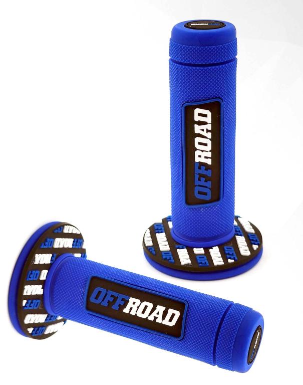 MANOPLA OFF ROAD CRF 230/NXR BROS/XRE 300/XTZ/NX/XR/XLR AZUL EMBUS