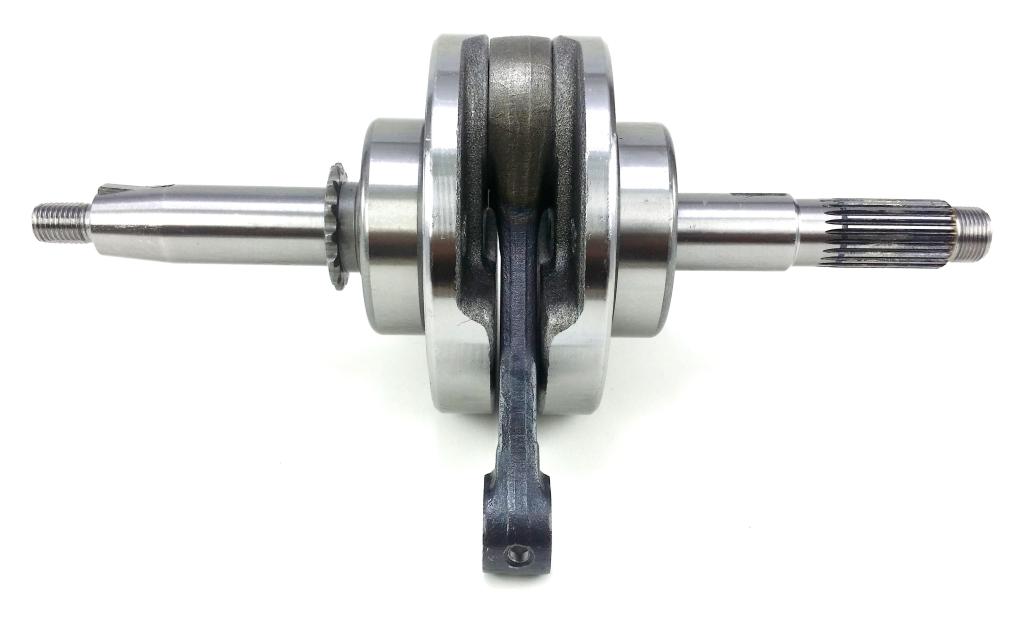 VIRABREQUIM COMPLETO C/ROLAMENTO e BIELA POP 100 2007-2015 EMBUS