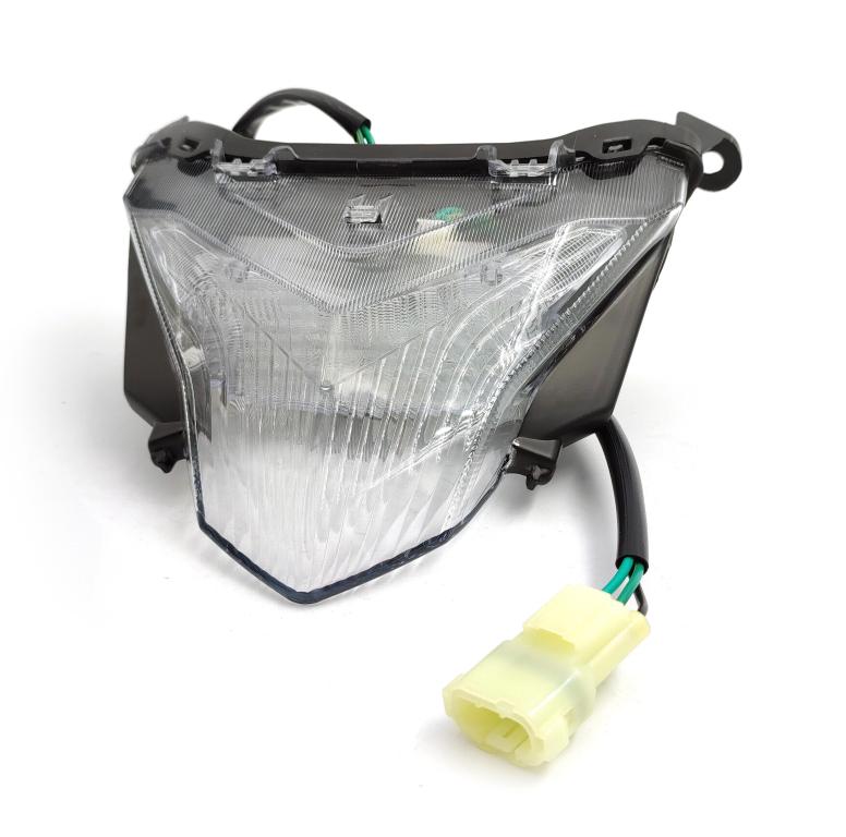 LANTERNA LED TRASEIRA CBX 250F 2016-2023 TWISTER Lente Cristal EMBUS