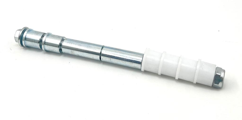 EIXO QUADRO BALANCA TITAN 125 95-99/CG 125 83-88/T ODAY COMPLETO 2-ESPACADOR E PORCA EMBUS