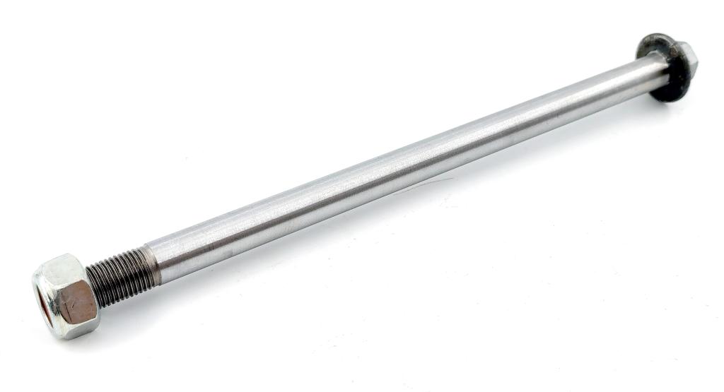 EIXO RODA TRASEIRO C/PORCA BIZ 100 98-05/BIZ 110i-125 2006-2022 EMBUS/BR