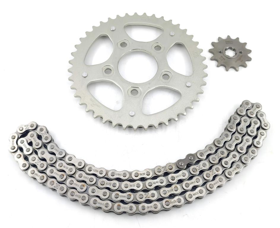 KIT TRANSMISSAO XR 200R 95-03 520H x 108L 43T/13T 1045 EMBUS