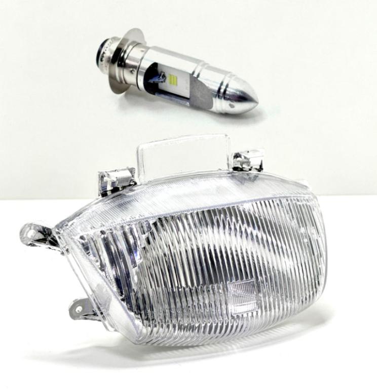 BLOCO OPTICO BIZ 100 98-2005 EXCLUSIVO Com Lampada LED ''U1º''