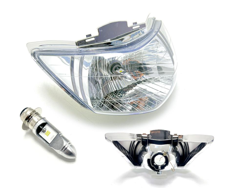 BLOCO OPTICO BIZ 125 2006-2010 EXCLUSIVO Com Lampada LED ''U1º''