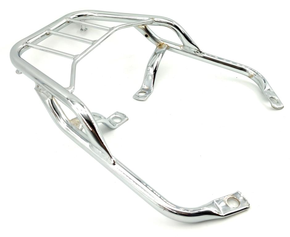 BAGAGEIRO CONVENCIONAL BIZ 100 98-2005 CROMADO EMBUS/BR