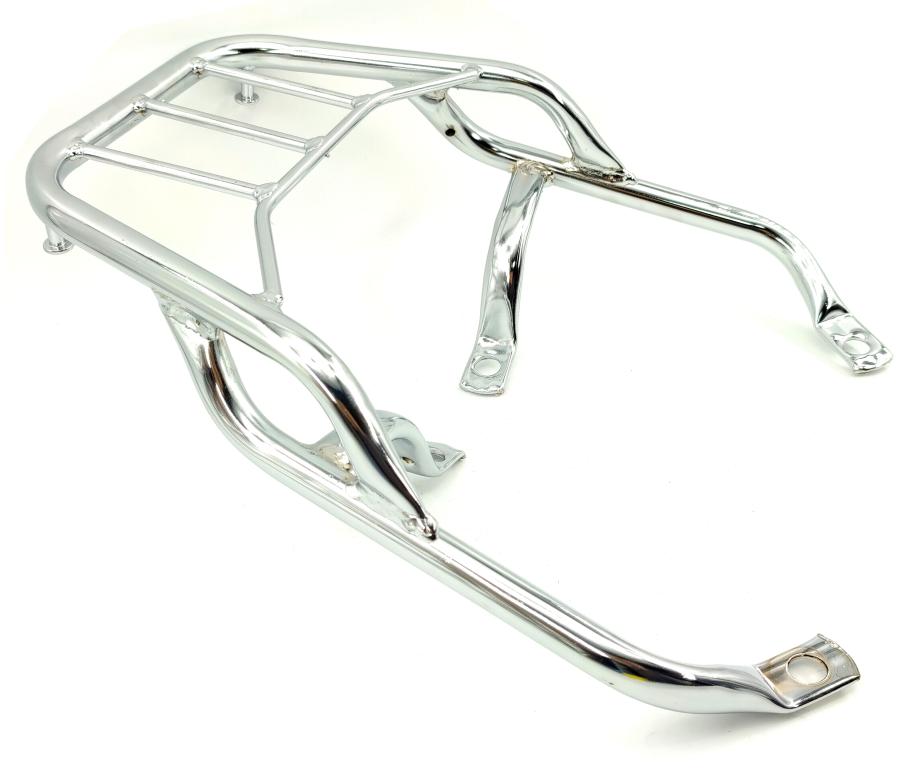 BAGAGEIRO CONVENCIONAL BIZ 125 2006-2012 CROMADO EMBUS/BR
