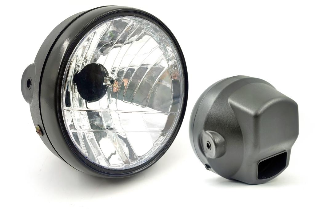 FAROL COMPLETO TITAN 150KS/ES/ESD 2004-2008 S/LAMPADA (ARO METAL) EMBUS