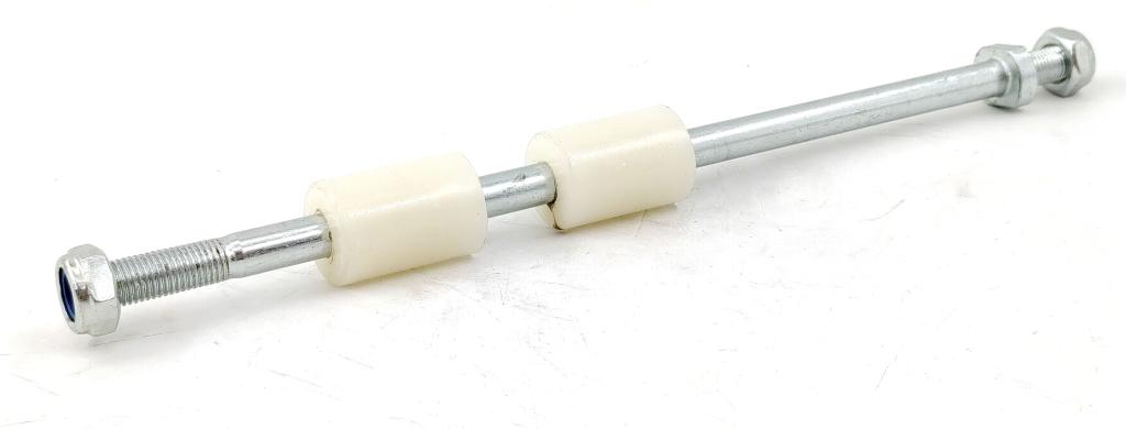 EIXO QUADRO BALANCA BIZ 125 2006-2010 COMPLETO 2-buchas nylon EMBUS