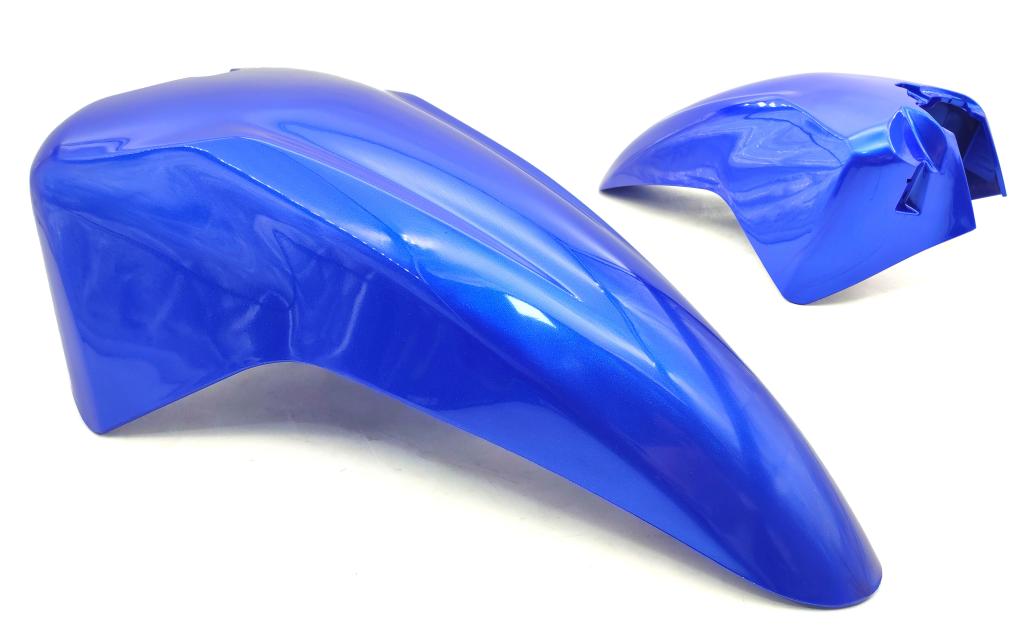 PARALAMA DIANTEIRO BIZ 125 2018-2021 AZUL METALICO INJETADO EMBUS/BR