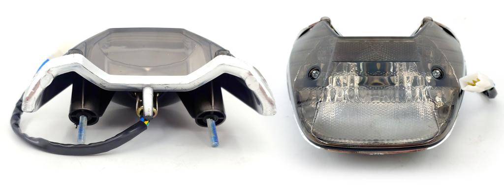 LANTERNA TRASEIRA TITAN 150 2004-2008/FAN 125 09-13 FUME Com chicote EMBUS