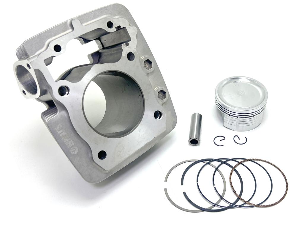 CILINDRO MOTOR KIT COMPETICAO 190cc (PISTAO+ANEL+PINO+TRAVA) TITAN 150 04-15/FAN 150 09-15/NXR 06-15 BROS EMBUS