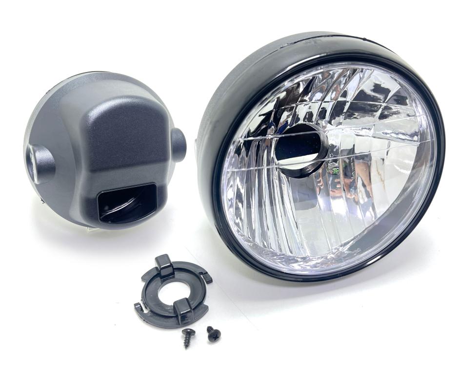 FAROL COMPLETO TITAN 150KS/ES/ESD 04-08 S/LAMPADA (ARO ABS) ''U1º''