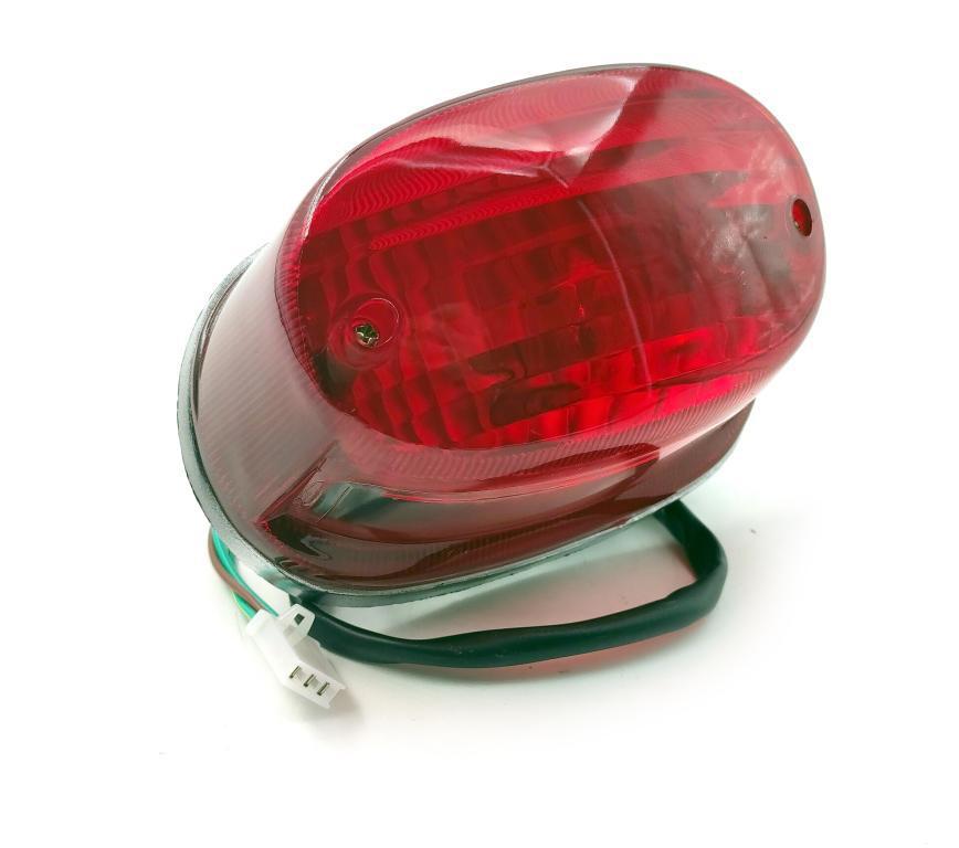 LANTERNA TRASEIRA YES 125 2004-2008 VERMELHA EMBUSCOM CHICOTE