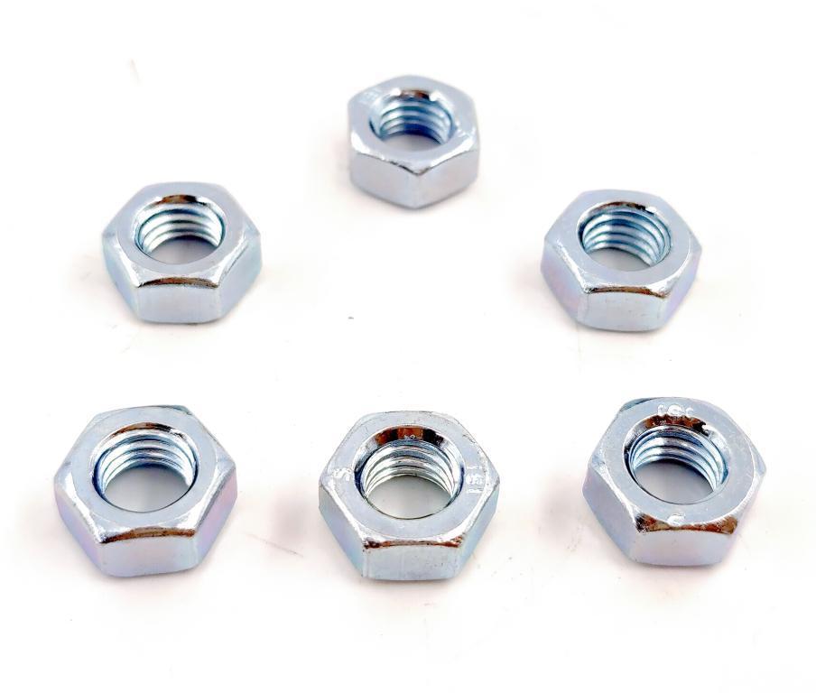 PORCA 8MM SEXTAVADO ZINCADA UNIVERSAL CHAVE 12MM E MBUS