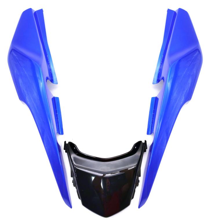 RABETA TRASEIRA FAN/START 160 2016-2022 (3-Peças) AZUL EMBUS/BR