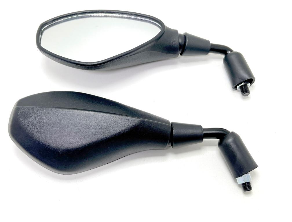RETROVISOR BMW/GS 800 LENTE CONVEXO P/MOTO HONDA FIXO 90º GRAU REBAIXADO HASTE CURTA EMBUS