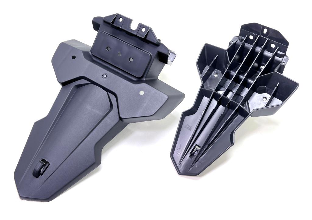 SUPORTE PLACA TRASEIRO CB 300F 2023-2025 TWISTER PRETO EMBUS
