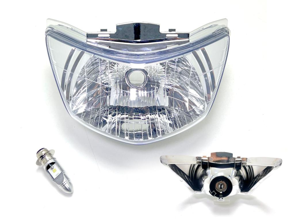 BLOCO OPTICO BIZ 125 2006-2010 EXCLUSIVO P/Lampada H-4 ''U1º''