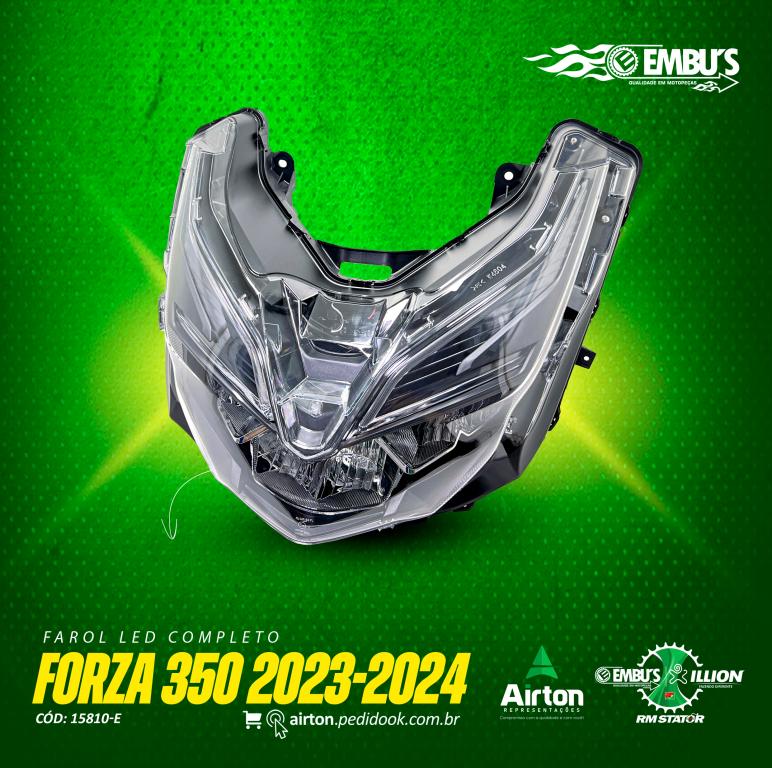 FAROL LED COMPLETO FORZA 350 2023-2025 EMBUS