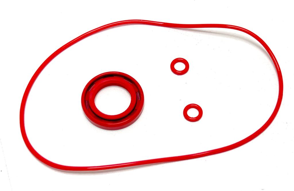ANEL (KIT) VEDACAO E RETENTOR MESA MAGNETO BIZ 100KS 98-05/POP 100 07-15 4-PEÇAS (SILICONE) EMBUS
