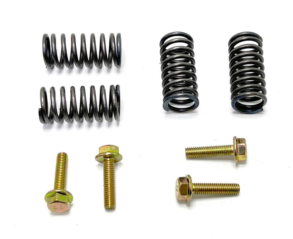 PARAFUSO FLANGE E MOLA EMBREAGEM (KIT 8PECAS 4PARAF 6X25, 4MOLAS) TITAN 150 04-08/TITAN 160/FAN 160/
