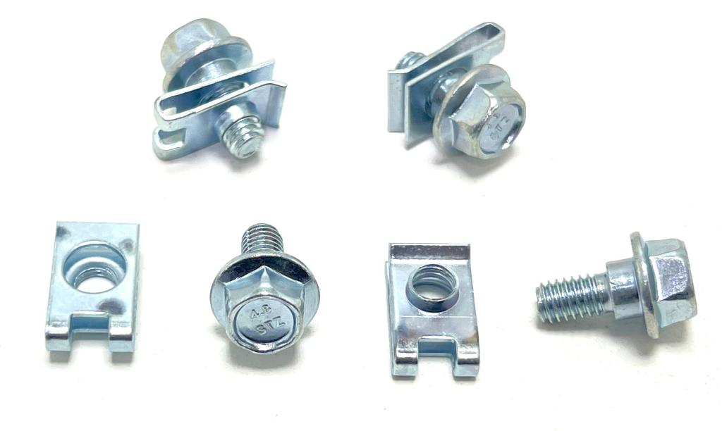 PARAFUSO FLANGE 6X14 (KIT 8 PECAS) FIXAR RABETA TITAN 160/FAN 160/STAR 160 2016-2024 EMBUS
