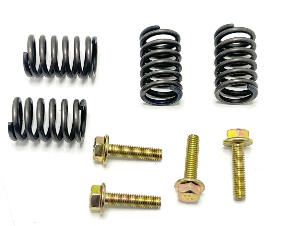 PARAFUSO FLANGE E MOLA EMBREAGEM (KIT 8PECAS 4PARAF 6X25, 4MOLAS) POP 100-110I 2007-2023 EMBUS