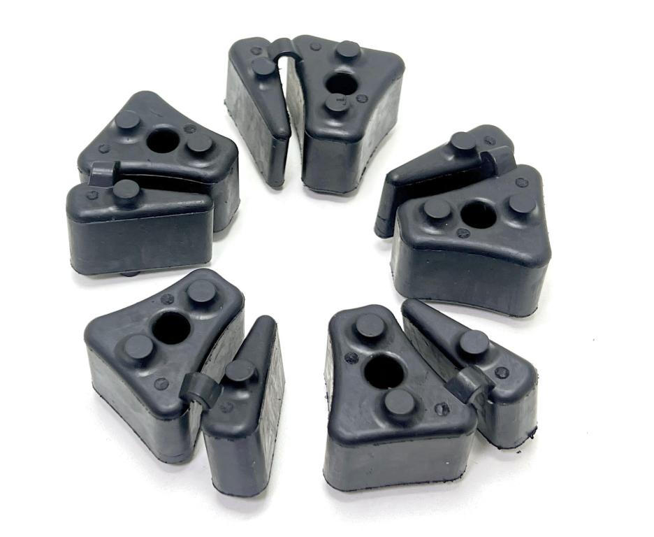 BUCHA (COXIM) COROA JOGO COM 5PECAS CB500F/CB650FHONERT 14-22 BORRACHA (NATURAL) MOD. ORIGINAL ''U1º