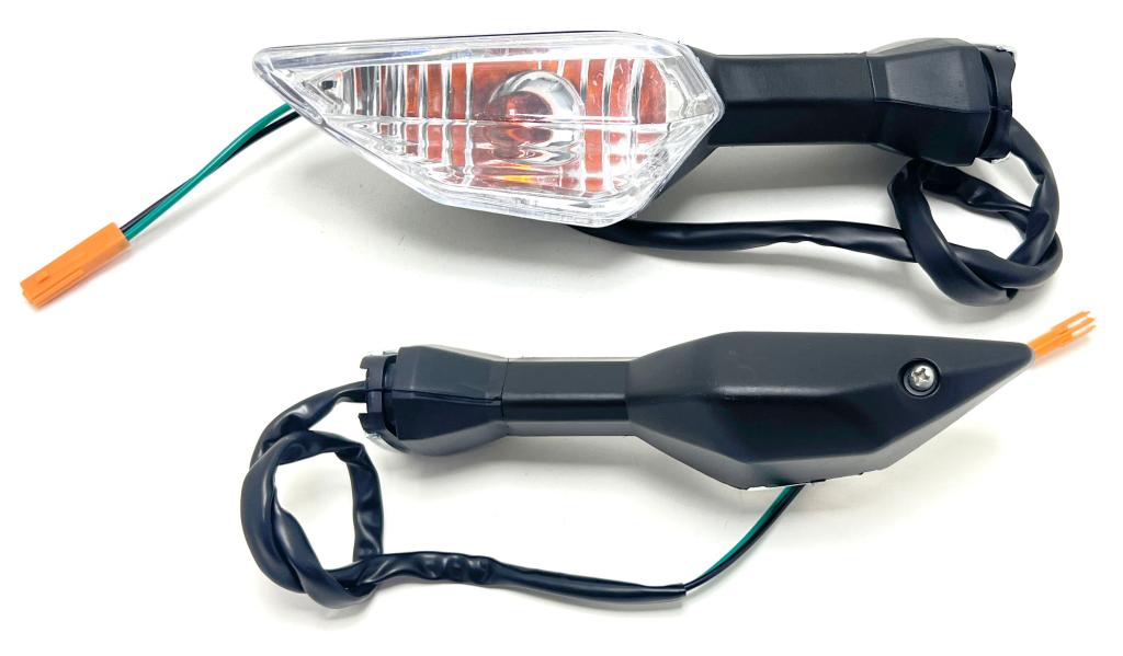 PISCA NINJA 400/NINJA 650 2017-2022/VERSYS 650-100 0-Z900-XY6R DD/TE CRISTAL CONECTOR CINZA EMBUS