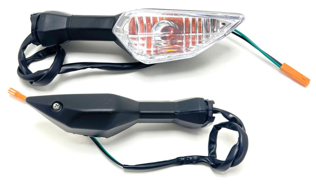 PISCA NINJA 400/NINJA 650 2017-2022/VERSYS 650-100 0-Z900-XY6R DE/TD CRISTAL CONECTOR CINZA EMBUS